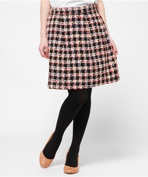 mystic（ミスティック）の「ツイードスカート（スカート・レディース・ブルー/イエロー/ピンク・ﾌﾘ-）」の3枚目の写真