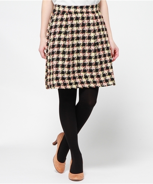 mystic（ミスティック）の「ツイードスカート（スカート・レディース・ブルー/イエロー/ピンク・ﾌﾘ-）」の2枚目の写真