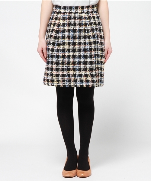 mystic（ミスティック）の「ツイードスカート（スカート・レディース・ブルー/イエロー/ピンク・ﾌﾘ-）」の4枚目の写真