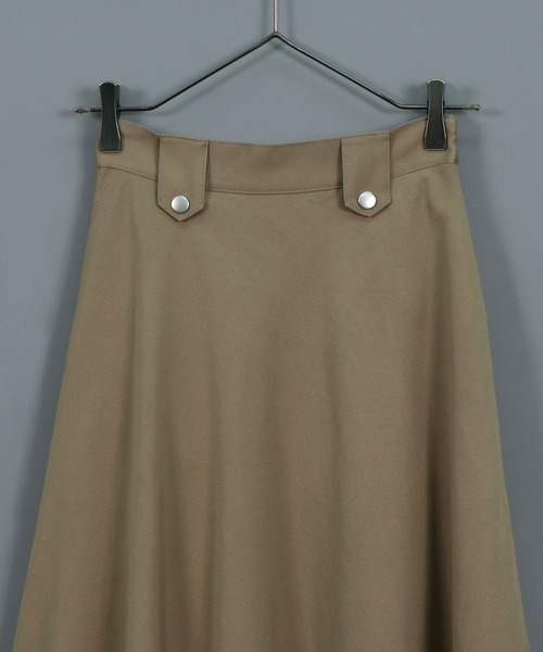 &g'aime（アンジェム）の「【&g’aime】フレアロングスカート（スカート・レディース・チャコールグレー/ベージュ・FREE）」の14枚目の写真