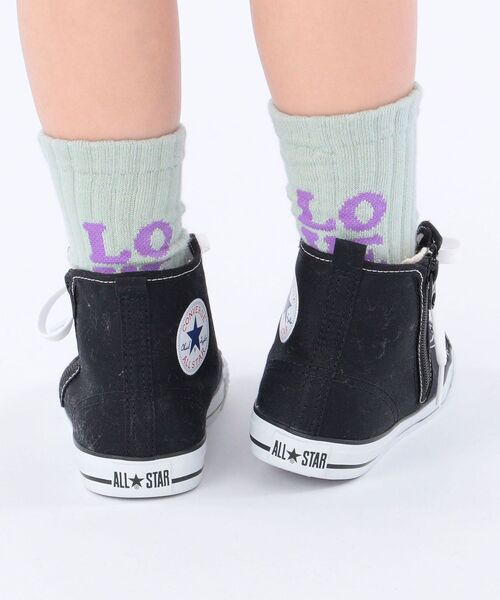ROSTER SOX(ロスターソックス)の「【SHIPS KIDS別注】ROSTER SOX:LOVE ソックス(ソックス/靴下・キッズ・オレンジ/グリーン・SMALL/MEDIUM)」の2枚目の写真