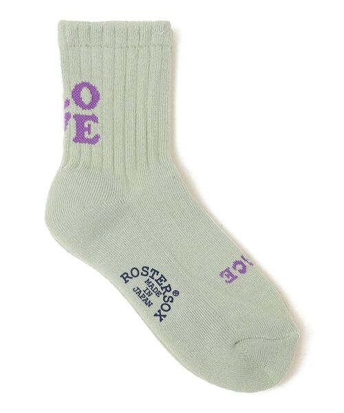 ROSTER SOX(ロスターソックス)の「【SHIPS KIDS別注】ROSTER SOX:LOVE ソックス(ソックス/靴下・キッズ・オレンジ/グリーン・SMALL/MEDIUM)」の9枚目の写真