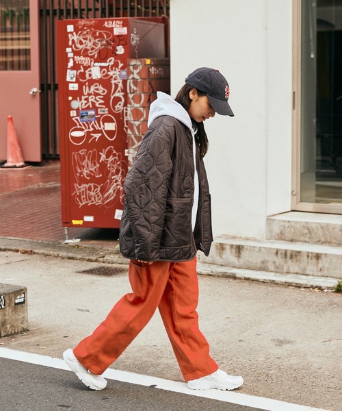 SPOC STORE（スポックストア）の「【SPOC STORE】オーバーサイズキルティングジャケット（ミリタリージャケット・メンズ・ブラウン/ライトカーキ/ダークネイビー・S/M/L）」の16枚目の写真