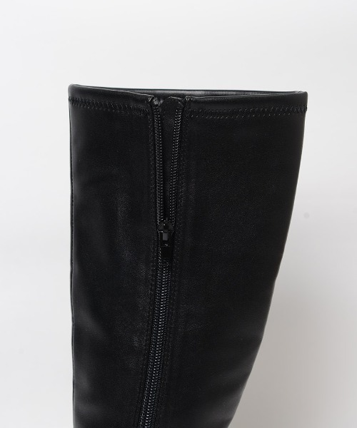 shopnikoniko（ショップニコニコ）の「厚底ロングブーツ（ブーツ・レディース・ブラック・LL/S/M/L）」の2枚目の写真