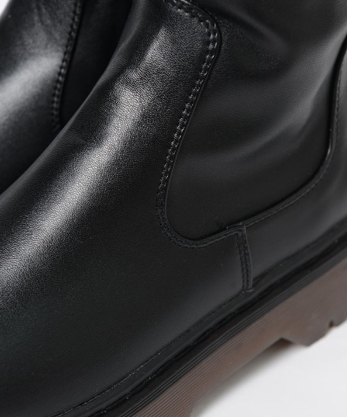 shopnikoniko（ショップニコニコ）の「厚底ロングブーツ（ブーツ・レディース・ブラック・LL/S/M/L）」の3枚目の写真