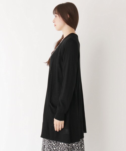 LAURA ASHLEY（ローラアシュレイ）の「◆【洗える】ウール混バックリボンカーディガン（カーディガン/ボレロ・レディース・ブラック/グレー系/ピンク系・40/38）」の13枚目の写真