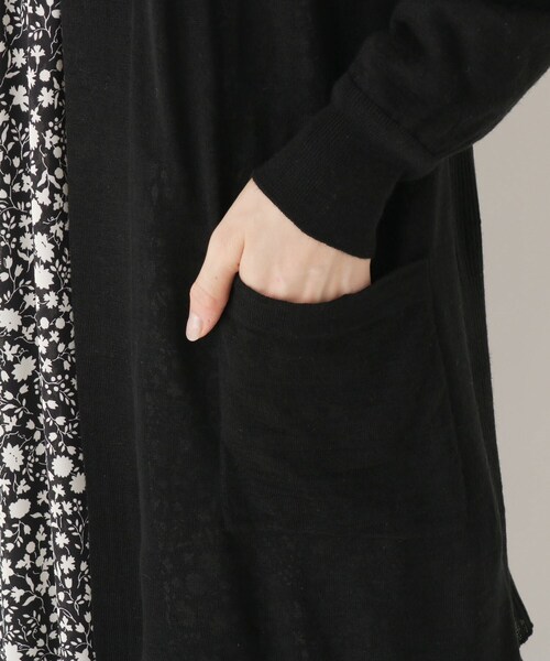 LAURA ASHLEY（ローラアシュレイ）の「◆【洗える】ウール混バックリボンカーディガン（カーディガン/ボレロ・レディース・ブラック/グレー系/ピンク系・40/38）」の16枚目の写真