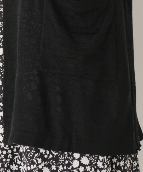 LAURA ASHLEY（ローラアシュレイ）の「◆【洗える】ウール混バックリボンカーディガン（カーディガン/ボレロ・レディース・ブラック/グレー系/ピンク系・40/38）」の9枚目の写真