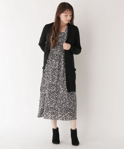 LAURA ASHLEY（ローラアシュレイ）の「◆【洗える】ウール混バックリボンカーディガン（カーディガン/ボレロ・レディース・ブラック/グレー系/ピンク系・40/38）」の15枚目の写真