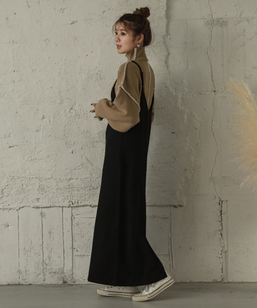 La-gemme（ラジェム）の「バックスリットキャミソールワンピース（ワンピース・レディース・ブラウン/ダークグレー/ブラック/グレー系その他/ブラック系その他/ブラウン系その他・L/M）」の15枚目の写真