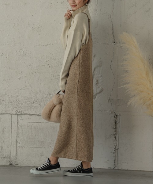 La-gemme（ラジェム）の「バックスリットキャミソールワンピース（ワンピース・レディース・ブラウン/ダークグレー/ブラック/グレー系その他/ブラック系その他/ブラウン系その他・L/M）」の16枚目の写真