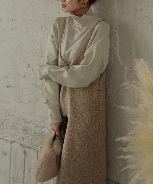 La-gemme（ラジェム）の「バックスリットキャミソールワンピース（ワンピース・レディース・ブラウン/ダークグレー/ブラック/グレー系その他/ブラック系その他/ブラウン系その他・L/M）」の21枚目の写真