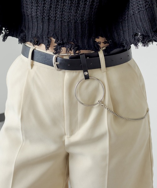 RASVOA（ラスボア）の「サークルリングベルト（ベルト・レディース・ブラック・FREE）」の9枚目の写真