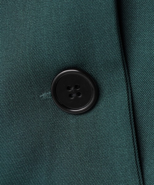 CECIL McBEE（セシルマクビー）の「ショート丈ジャケット（テーラードジャケット・レディース・ブラック/グリーン・MEDIUM）」の14枚目の写真