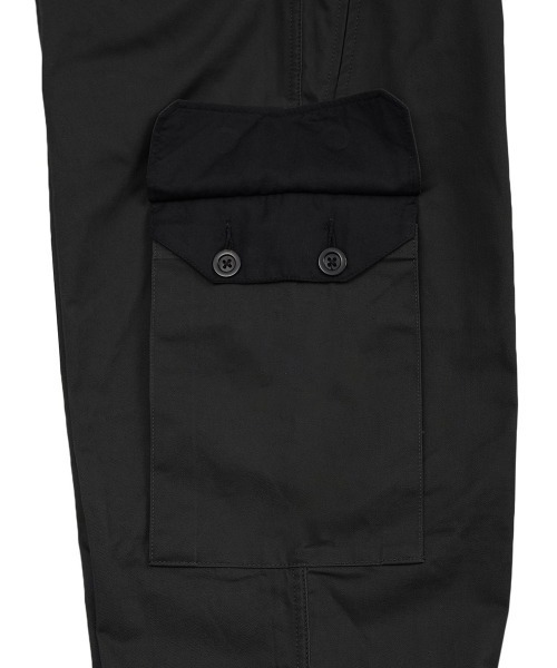PORT BY ARK（ポートバイアーク）の「PORT BY ARK / ポートバイアーク：M-47 Miritary Trousers：PO10-P001[COR]（カーゴパンツ・メンズ・オリーブ/ブラック・1/2）」の11枚目の写真