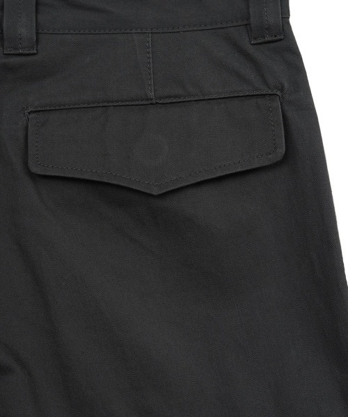 PORT BY ARK（ポートバイアーク）の「PORT BY ARK / ポートバイアーク：M-47 Miritary Trousers：PO10-P001[COR]（カーゴパンツ・メンズ・オリーブ/ブラック・1/2）」の12枚目の写真