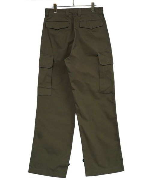 PORT BY ARK（ポートバイアーク）の「PORT BY ARK / ポートバイアーク：M-47 Miritary Trousers：PO10-P001[COR]（カーゴパンツ・メンズ・オリーブ/ブラック・1/2）」の20枚目の写真