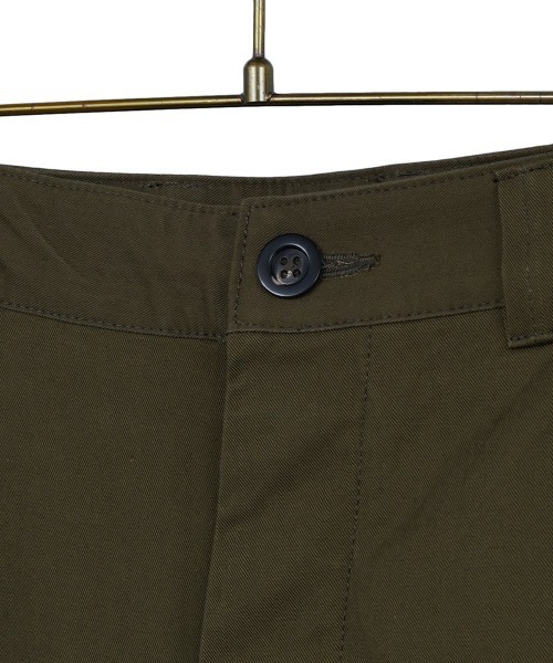 PORT BY ARK（ポートバイアーク）の「PORT BY ARK / ポートバイアーク：M-47 Miritary Trousers：PO10-P001[COR]（カーゴパンツ・メンズ・オリーブ/ブラック・1/2）」の21枚目の写真