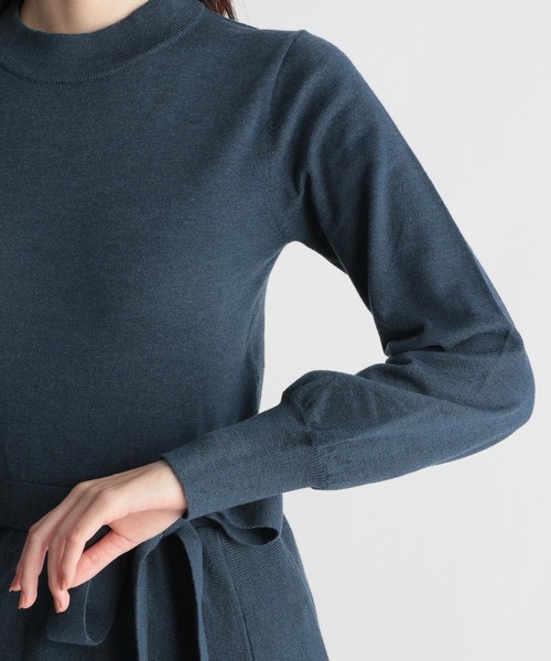 Andemiu（アンデミュウ）の「レースドッキングワンピース255114（ワンピース・レディース・ブラック/ベージュ/グリーン・FREE）」の20枚目の写真