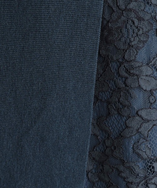 Andemiu（アンデミュウ）の「レースドッキングワンピース255114（ワンピース・レディース・ブラック/ベージュ/グリーン・FREE）」の14枚目の写真