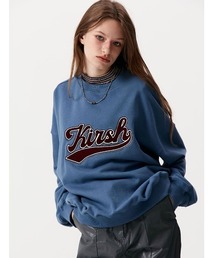 KIRSH | A'GEM/9 × .kom『KIRSH/キルシー』BASEBALL LOGO SWEATSHIRT/ベースボールロゴ スウェットシャツ(スウェット)