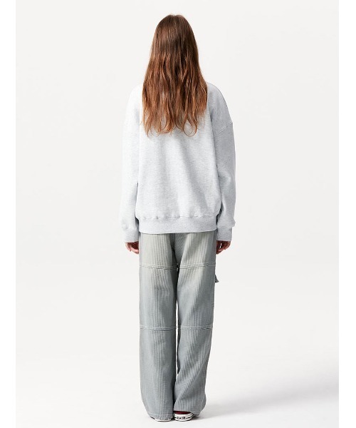 KIRSH(キルシー)の「A'GEM/9 × .kom『KIRSH/キルシー』BASEBALL LOGO SWEATSHIRT/ベースボールロゴ スウェットシャツ(スウェット・レディース・ブラック/インディゴブルー/グレー・FREE)」の16枚目の写真