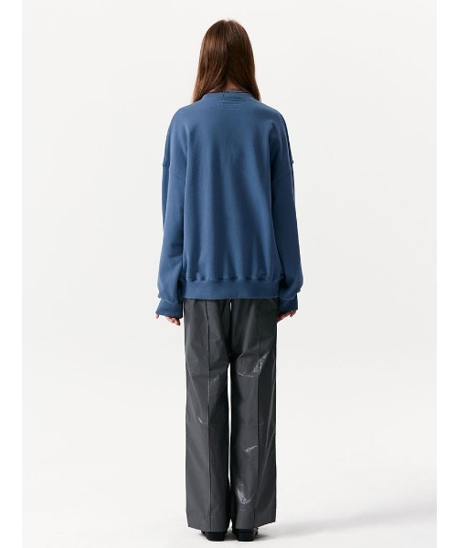KIRSH(キルシー)の「A'GEM/9 × .kom『KIRSH/キルシー』BASEBALL LOGO SWEATSHIRT/ベースボールロゴ スウェットシャツ(スウェット・レディース・ブラック/インディゴブルー/グレー・FREE)」の21枚目の写真