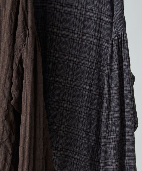 conges payes ADIEU TRISTESSE(コンジェ ペイエ アデュートリステス)の「リブカフスブラウス(シャツ/ブラウス・レディース・ブラウン系その他/グレー系その他・38)」の13枚目の写真