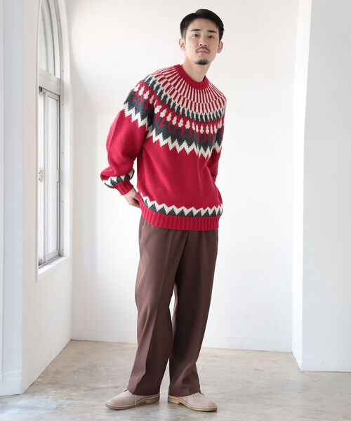 BEAMS（ビームス）の「BEAMS / 3ゲージ ルーズシルエット クルーネック 