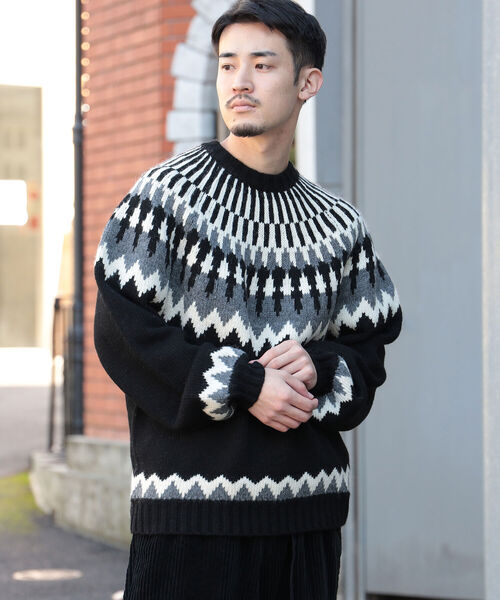 BEAMS（ビームス）の「BEAMS / 3ゲージ ルーズシルエット クルー