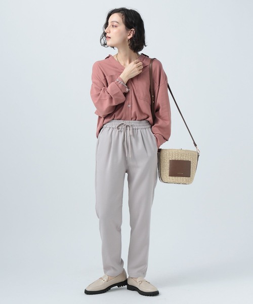 BAYFLOW(ベイフロー)の「テーパードロストパンツ(その他パンツ・レディース・ブラック/ネイビー/グレー/ピンク/イエロー・SMALL/MEDIUM/LARGE)」の6枚目の写真