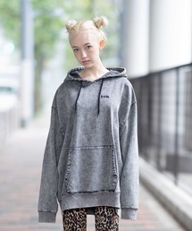X-girl | CHEMICAL WASH BIG SWEAT HOODIE(パーカー)