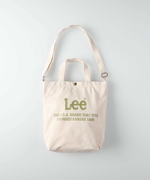 Lee（リー）の「【Lee】キャンバス2WAYショルダーバッグ（ショルダーバッグ・レディース・ベージュ/カーキブラウン/ブラック×ホワイト・ONE SIZE）」の11枚目の写真