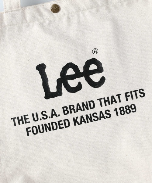 Lee（リー）の「【Lee】キャンバス2WAYショルダーバッグ（ショルダーバッグ・レディース・ベージュ/カーキブラウン/ブラック×ホワイト・ONE SIZE）」の10枚目の写真
