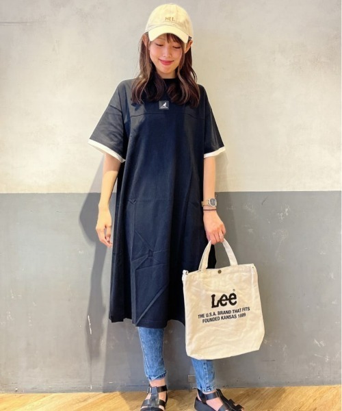 Lee（リー）の「【Lee】キャンバス2WAYショルダーバッグ（ショルダーバッグ・レディース・ベージュ/カーキブラウン/ブラック×ホワイト・ONE SIZE）」の15枚目の写真