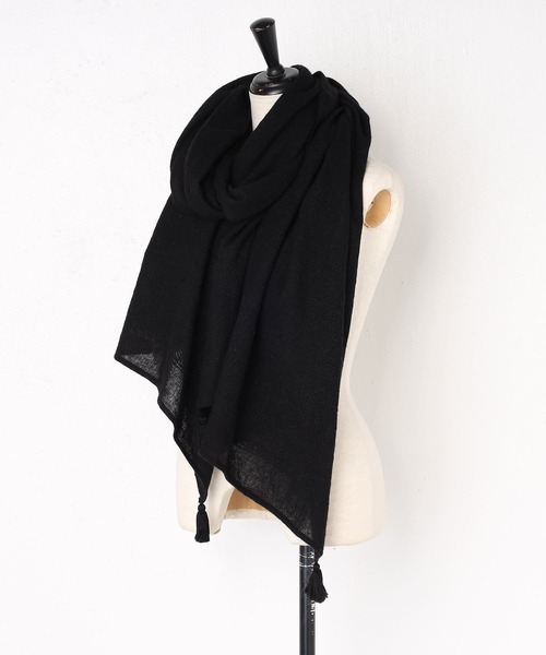 BEARDSLEY（ビアズリー）の「《CITRUS》ストール（マフラー・レディース・ホワイト/ブラック・FREE）」の2枚目の写真