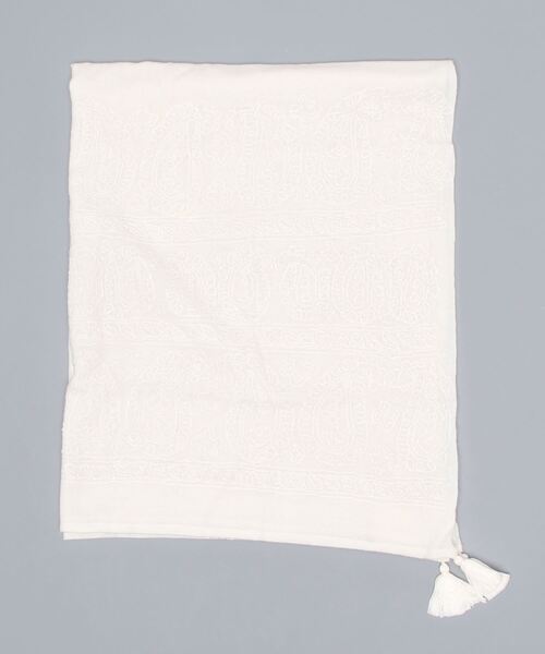 BEARDSLEY（ビアズリー）の「《CITRUS》ストール（マフラー・レディース・ホワイト/ブラック・FREE）」の7枚目の写真