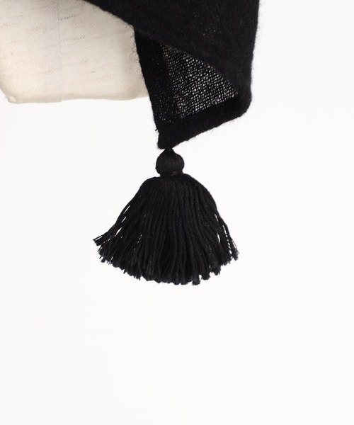 BEARDSLEY（ビアズリー）の「《CITRUS》ストール（マフラー・レディース・ホワイト/ブラック・FREE）」の6枚目の写真