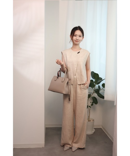 SAISON DE PAPILLON（セゾンドパピヨン）の「（高評価）スカーフ付き2way大容量ハンドバッグ 定番 入学式　卒業式（ハンドバッグ・レディース・ブラック/ブラウン/オフホワイト/グレイッシュベージュ・フリー）」の19枚目の写真