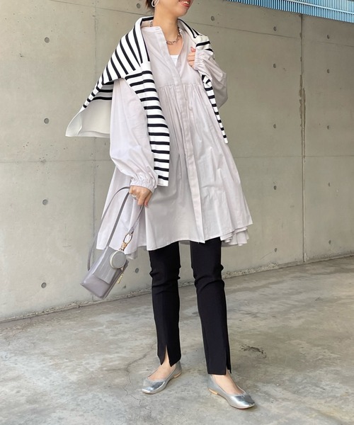 DouDou(ドゥドゥ)の「スリットパギンス(その他パンツ・レディース・ブラック/ベージュ・FREE)」の16枚目の写真
