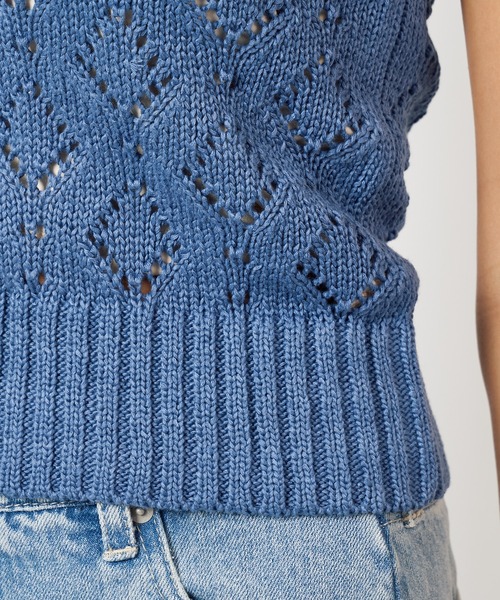 SPIRALGIRL（スパイラルガール）の「クロシェアンサンブル（アンサンブル・レディース・ブラック/ブルー・FREE）」の13枚目の写真