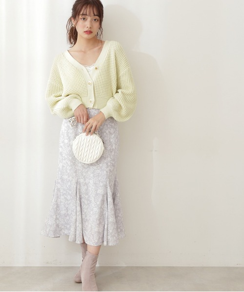 PROPORTION BODY DRESSING（プロポーションボディドレッシング）の「ローゲージショートカーデ / 1212174110（カーディガン/ボレロ・レディース・パープル/オフホワイト/ブルー/イエロー系その他・FREE）」の15枚目の写真