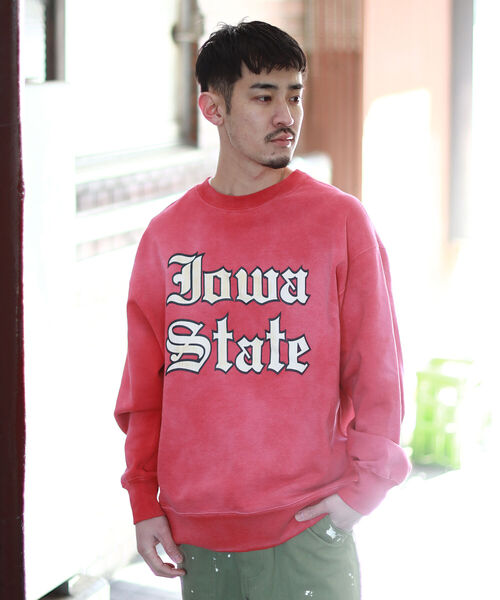 BEAMS（ビームス）の「BEAMS / スーベニア クルーネック スウェット シャツ（スウェット・メンズ・ネイビー/レッド/グリーン・SMALL/MEDIUM/LARGE/X-LARGE）」の9枚目の写真