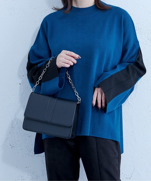 Ellno Loset（エルノロゼット）の「チェーンショルダーバッグ（ショルダーバッグ・メンズ・ブラック・FREE）」の3枚目の写真