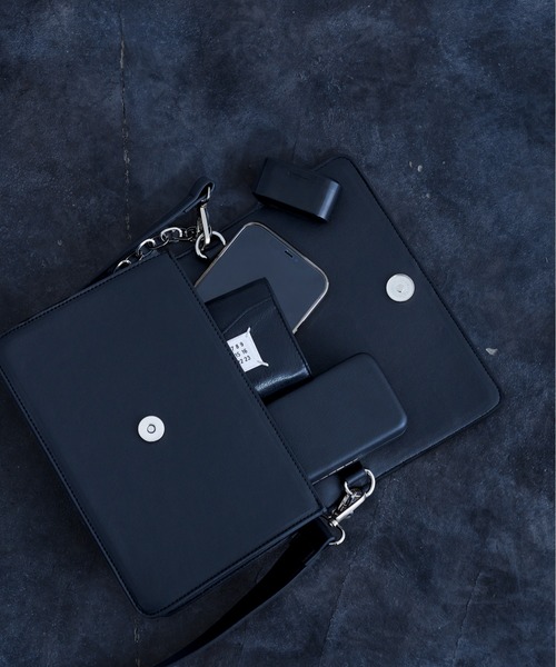 Ellno Loset（エルノロゼット）の「チェーンショルダーバッグ（ショルダーバッグ・メンズ・ブラック・FREE）」の5枚目の写真