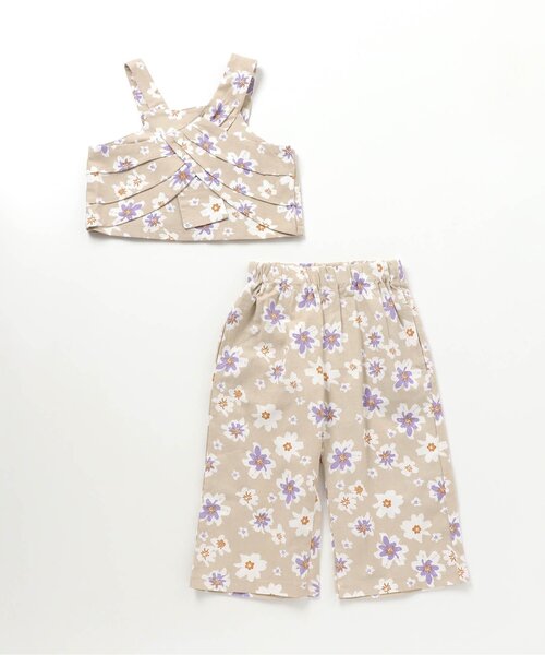 セール】/花柄3WAYセットアップ 9分丈（セットアップ）｜BREEZE