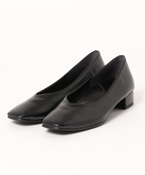 velikoko ラクチンきれいシューズ(ヴェリココ)の「晴雨兼用 ソフトVカットスクエアトゥパンプス(3.0cmヒール)(パンプス・レディース・ブラック/ブラウン/ピンクベージュ・22.5cm/23cm/23.5cm/24cm/24.5cm/25cm)」の6枚目の写真