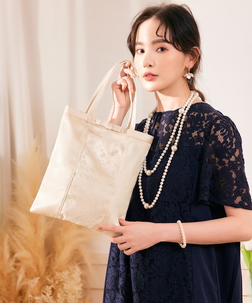DRESS STAR(ドレス スター)の「パーティーバッグ 結婚式 入学式 バッグ(クラッチバッグ・レディース・ブラック/ベージュ・フリー)」の11枚目の写真