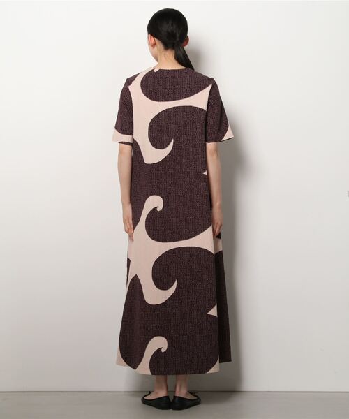 【美品】マリメッコ Papajo ワンピース 36 ベージュ marimekko（マリメッコ）の「Jokeri Papajo / Laulaen dress