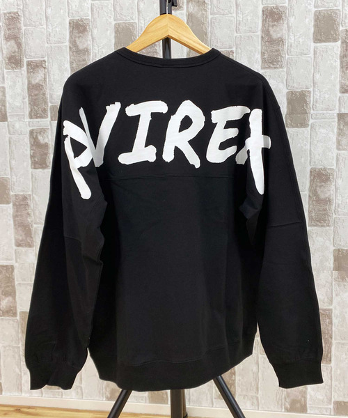 AVIREX（アヴィレックス）の「BIG LOGO SWEAT Ⅳ（スウェット・メンズ・グレー/ブラック・XXL/M/L/XL）」の2枚目の写真